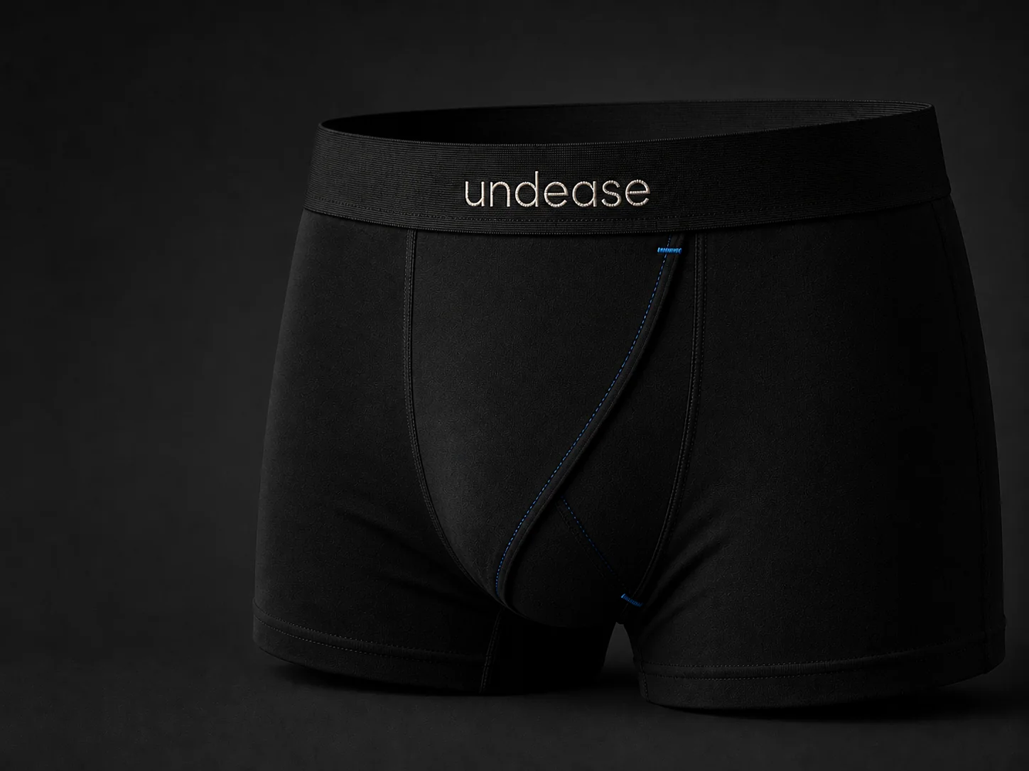 Canonical Undease trunk showing the right-waist-to-lower-centre concealed easy-access flap