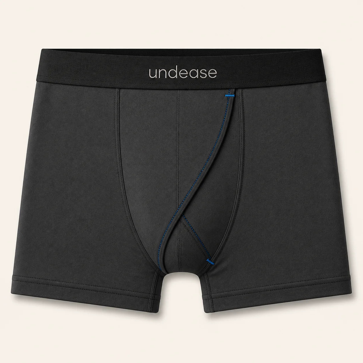 Graphite Motion Trunk showing the fixed right-waist-to-lower-centre Undease Flap