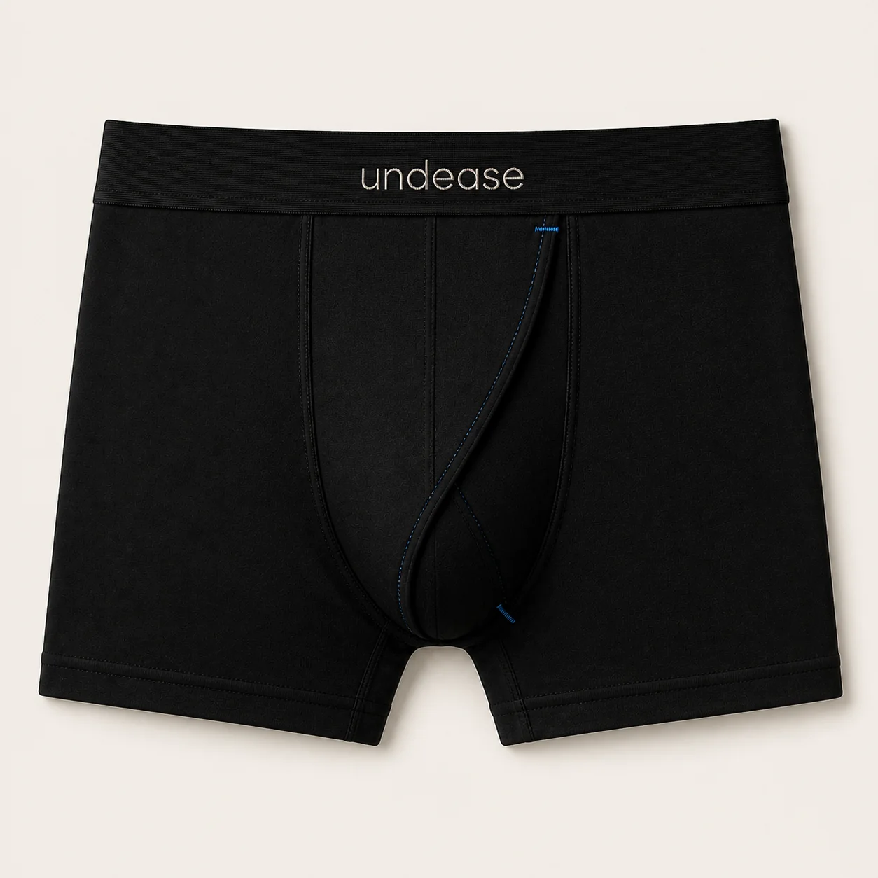 Ink Signature Trunk showing the fixed right-waist-to-lower-centre Undease Flap